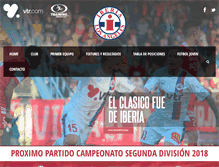 Tablet Screenshot of deportesiberia.cl
